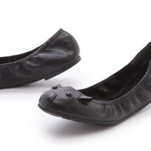 Marc By Marc Jacobs Black Mouse Flats - Picture 1 of 4